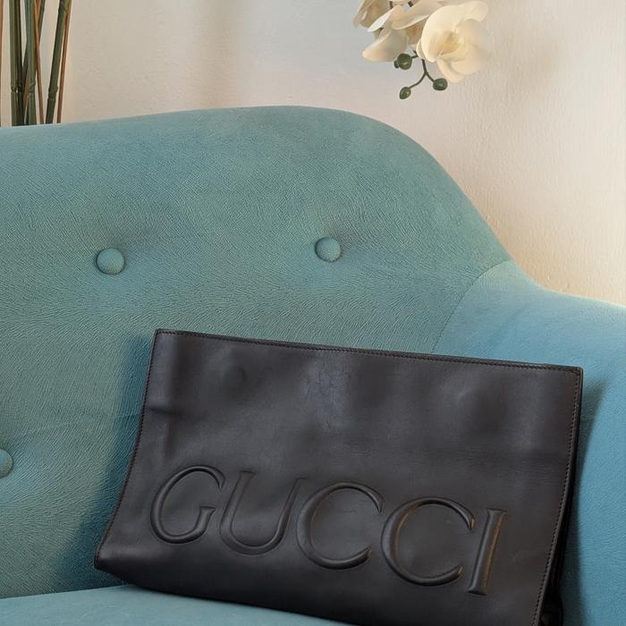 CLUTCH GUCCI LEATHER ORIGINAL