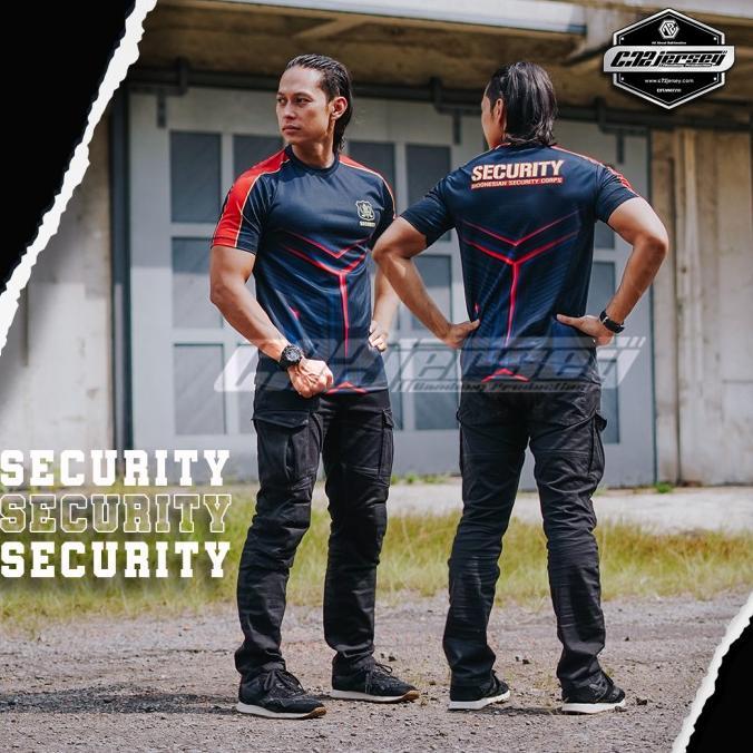 JERSEY KAOS OLAHRAGA SECURITY / SATPAM FULLPRINT PREMIUM C72