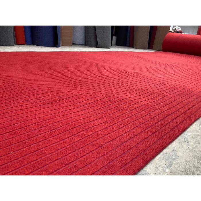 SAJADAH Roll BLUDRU Meteran Adana SALUR RED Karpet untuk Masjid - Per Meter