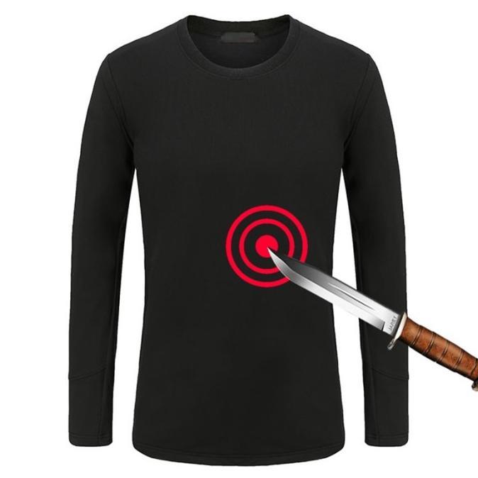 Kaos Anti Sajam Begal Bacok Tusuk Iris Stab & Slash Resistant T-Shirt