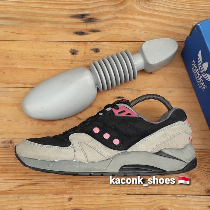 SEPATU SNEAKERS CASUAL RUNNING SAUCONY GRID 9000 BLACK ORIGINAL