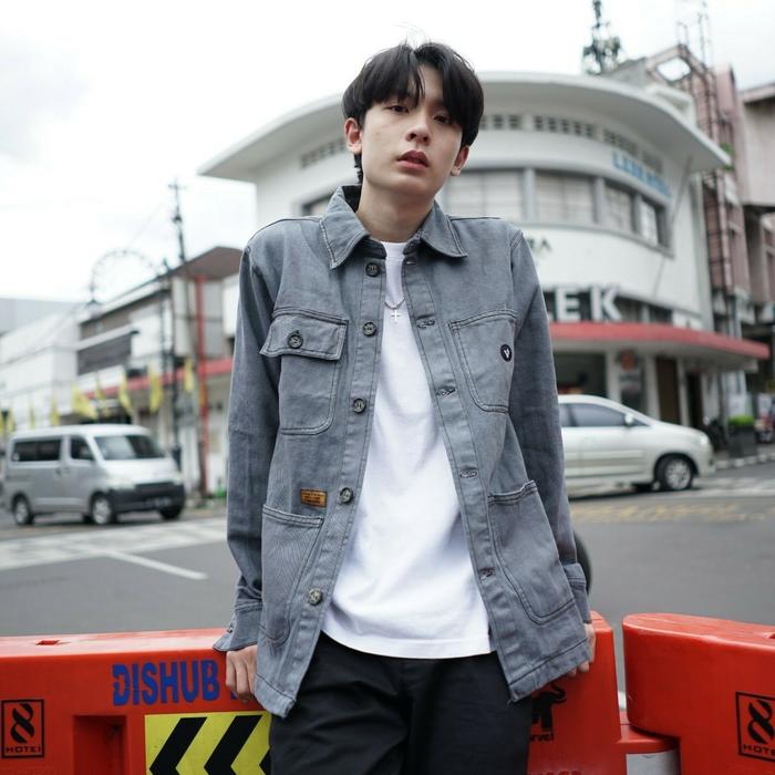 WOLV JAKET JEANS TRUCKER DENIM
