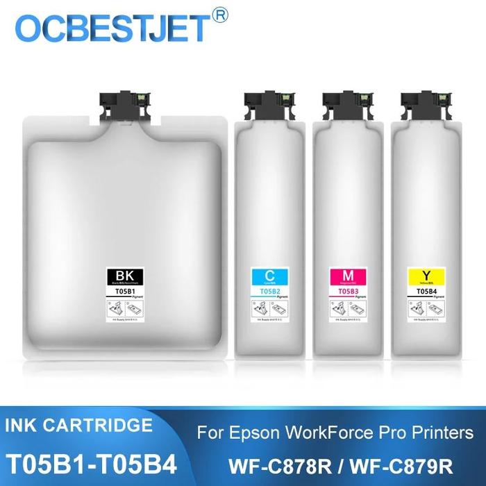 FP004 T05B1 T05B2 T05B3 T05B4 Ink Cartridge With Pigment Ink For Epson WorkForce Pro WF-C878R WF-C87