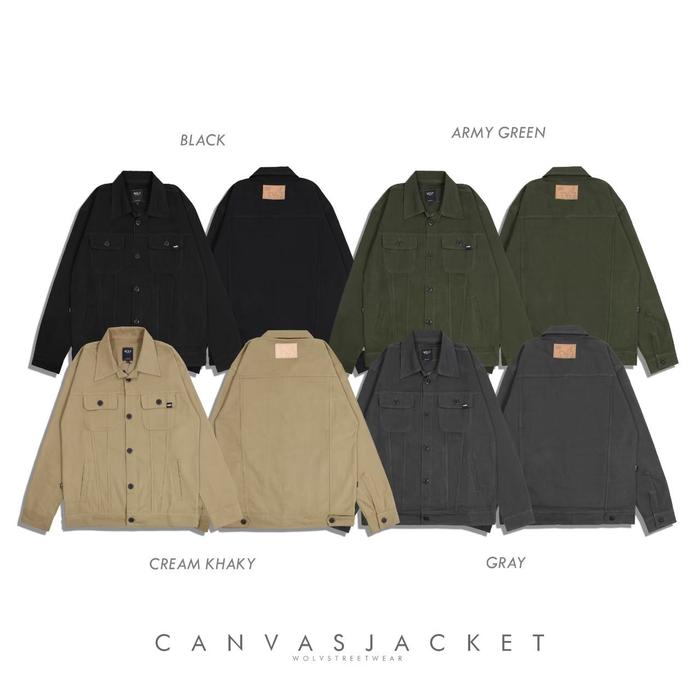 WOLV JAKET CANVAS MODEL JEANS