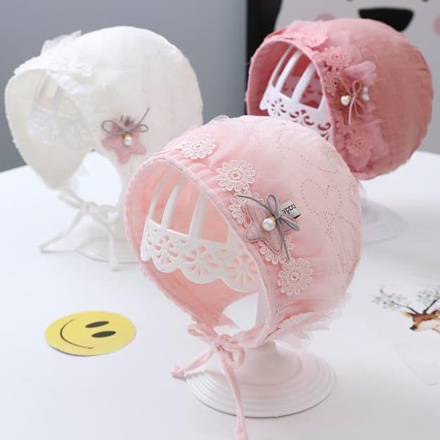 Topi bonnet bayi/Topi noni/Topi anak/Topi bayi/Topi noni belanda/bonne