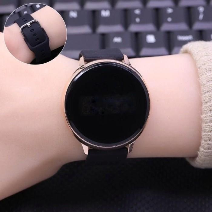 Jam Tangan Led Digital Wanita Rubber Glass Mewah Terbaru Jam Tangan Wanita Elegan MIRETE ORIGINAL