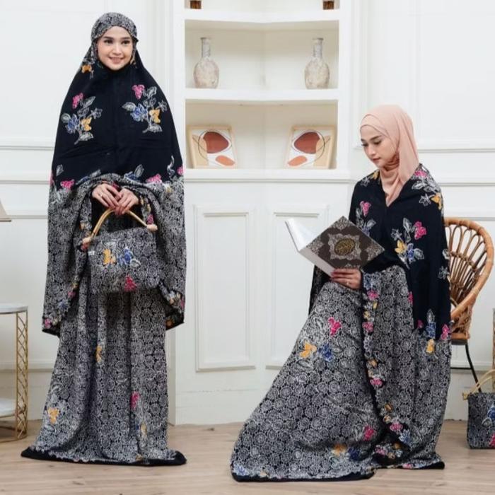Mukena batik encim size jumbo al fariz