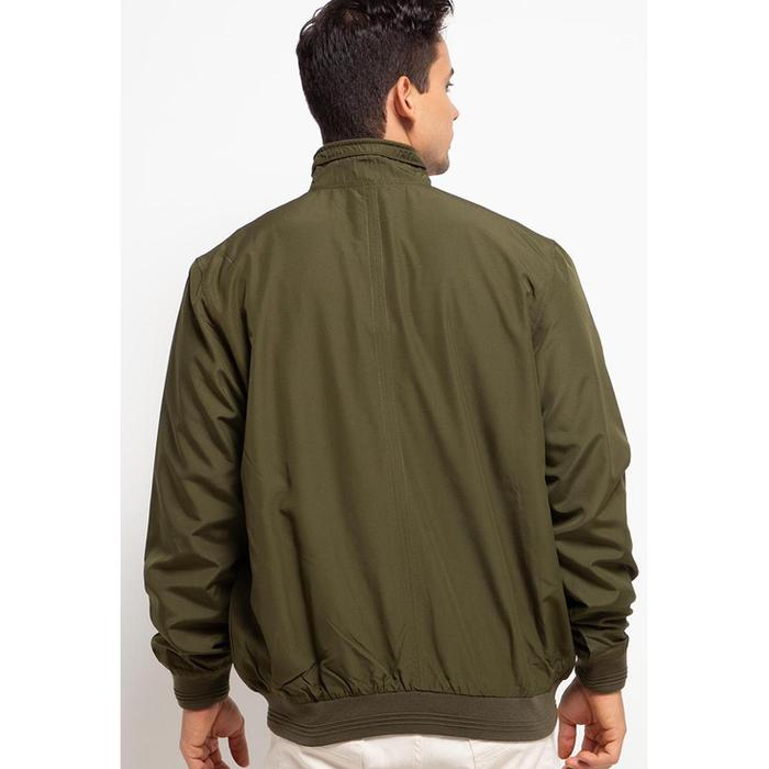 All New Izzue Jaket Biker Plain Olive
