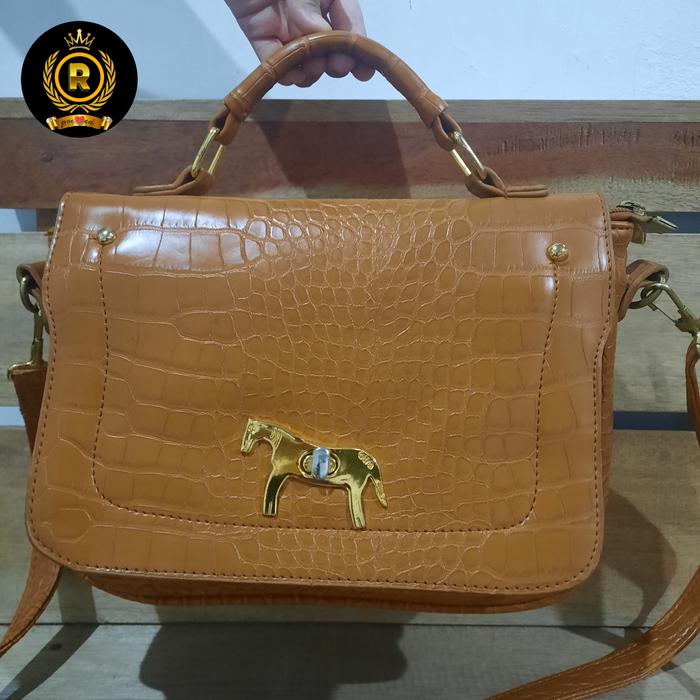 Tas Croco classic ala lapalette sling bag