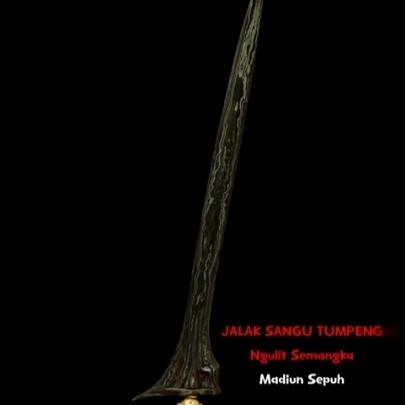 Keris Sepuh Jalak Sangu Tumpeng Pamor Ngulit Semongko Tuah Perlindungan Kesejahteraan Kharisma