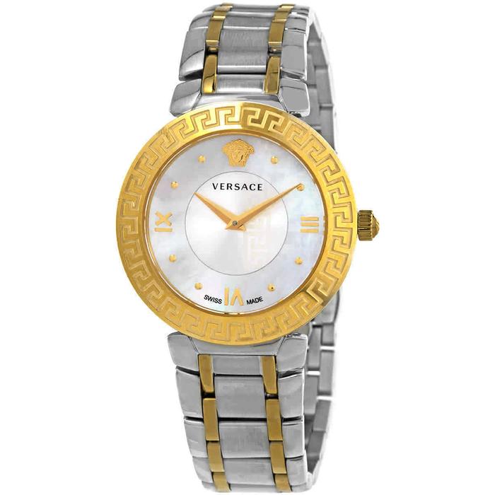 jam tangan Versace Daphnis Quartz MOP Dial Ladies Watch V16060017