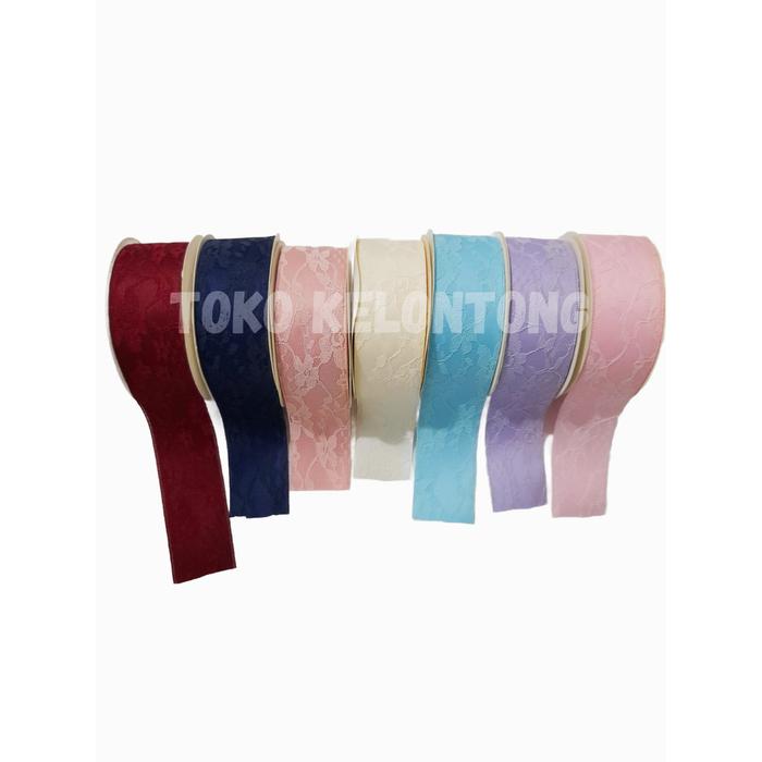 PITA BRUKAT SATIN 4CM / PITA KOREA PER METER