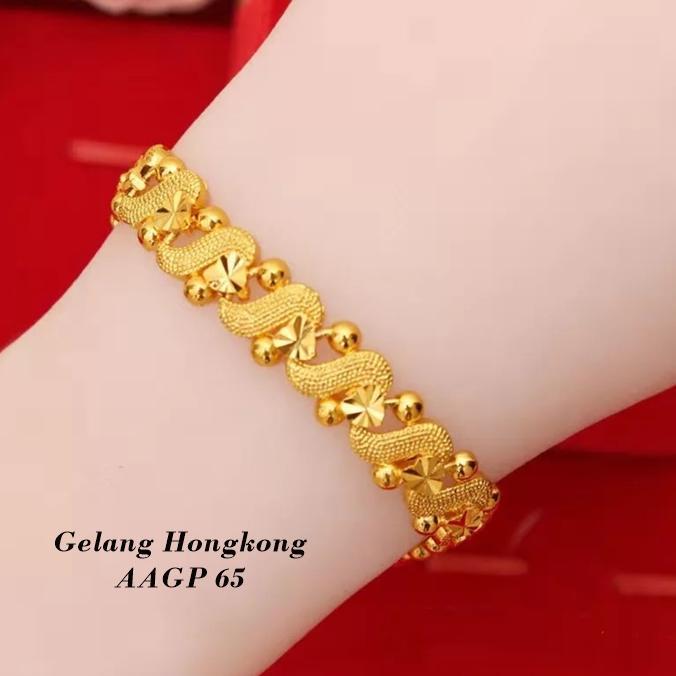 Emas Gelang Hongkong - Gelang Bangkok emas 916 Simpel dan Mewah - Gelang 2022