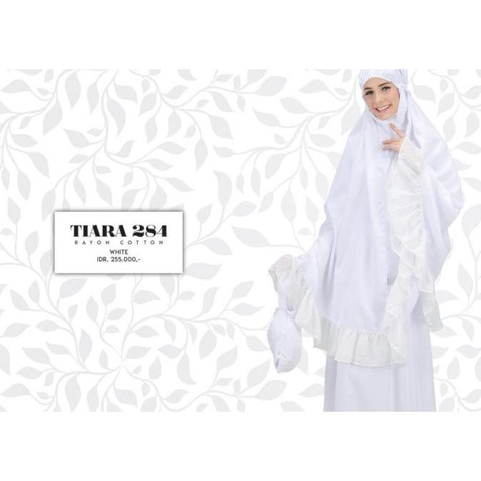 MUKENA PUTIH POLOS - MUKENA TATUIS TIARA 284 - MUKENA UMROH DEWASA