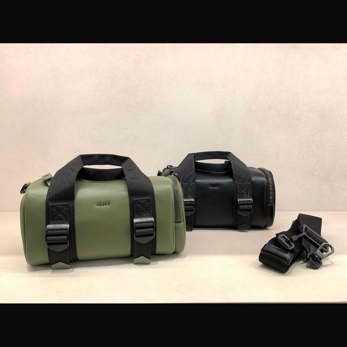 Pedro Tas Pria Selempang Pedro Original .21 - Hijau & Hitam, Garansi Refund KW, Include Box, Dustbag