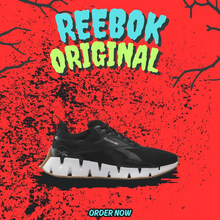 Sepatu Reebok Zig Dynamica STR Core Black Women ( 100074918 ) Original