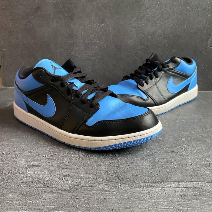 AJ 1 Low Black University Blue (ETALASE 3821)