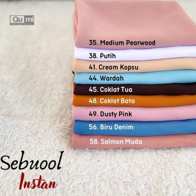 Hijab Instan Qumi Sebuool Rapi Sekali Tiup