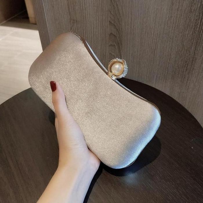 Tas Pesta Mewah Import Elegan Dompet Pesta Import Clutch Pesta Import Tas Wanita Import Warna Hijau 