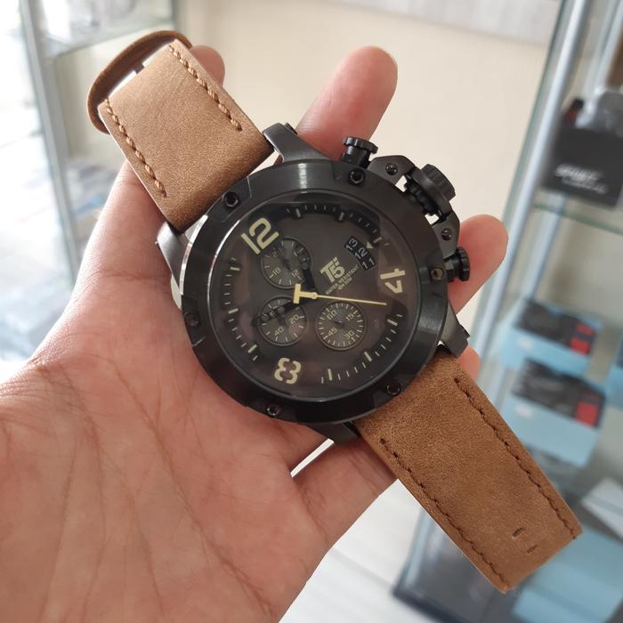 Jam Tangan Pria T5 H 3638 G Original