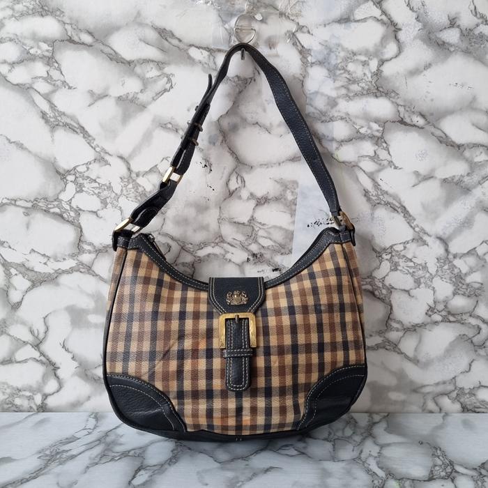 TAS SHOULDER WANITA AQUASCUTUM LONDON KULIT SECOND BRANDED IMPORT / TAS KETEK WANITA