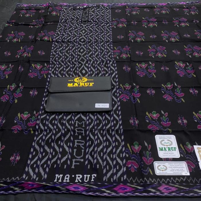 sarung tenun goyor ma'ruf mst bahan mesres