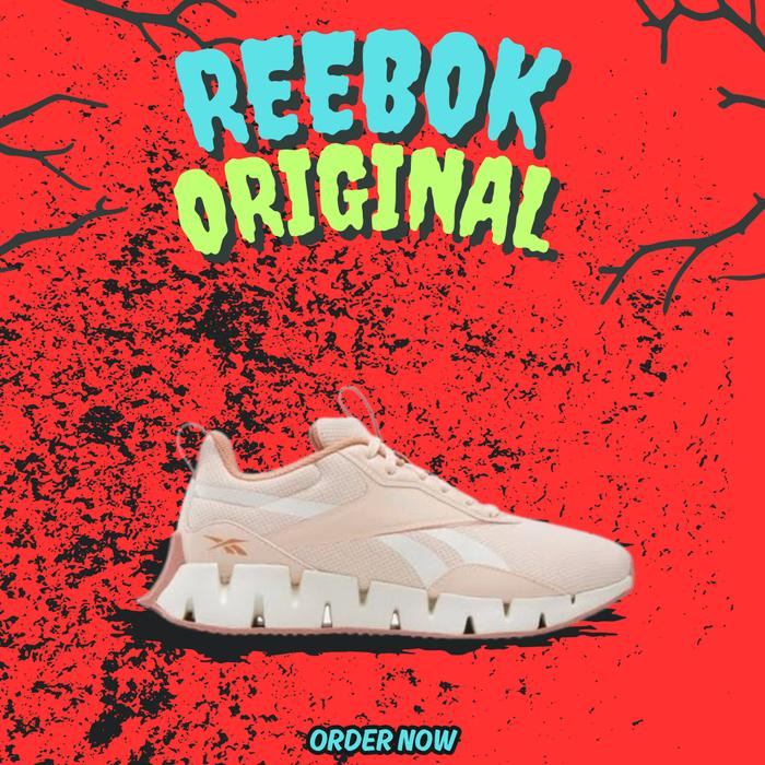 Sepatu Reebok Zig Dynamica STR Washed Clay Women's ( 100205506 ) Original