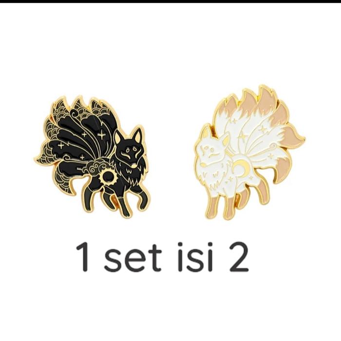 Pin bros Ninetails rubah ekor sembilan