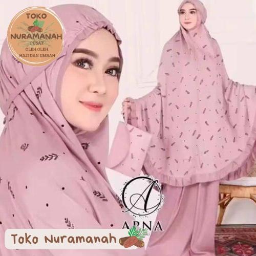 Mukena Dewasa Fajrina Terbaru Bordir Renda Exlusive Melati Mewah Ikhtiar Series Atasan Bawahan Canti