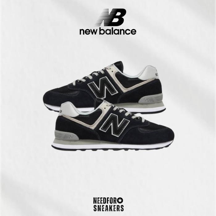Sepatu New Balance 574 Classic Black Grey ML574EGK