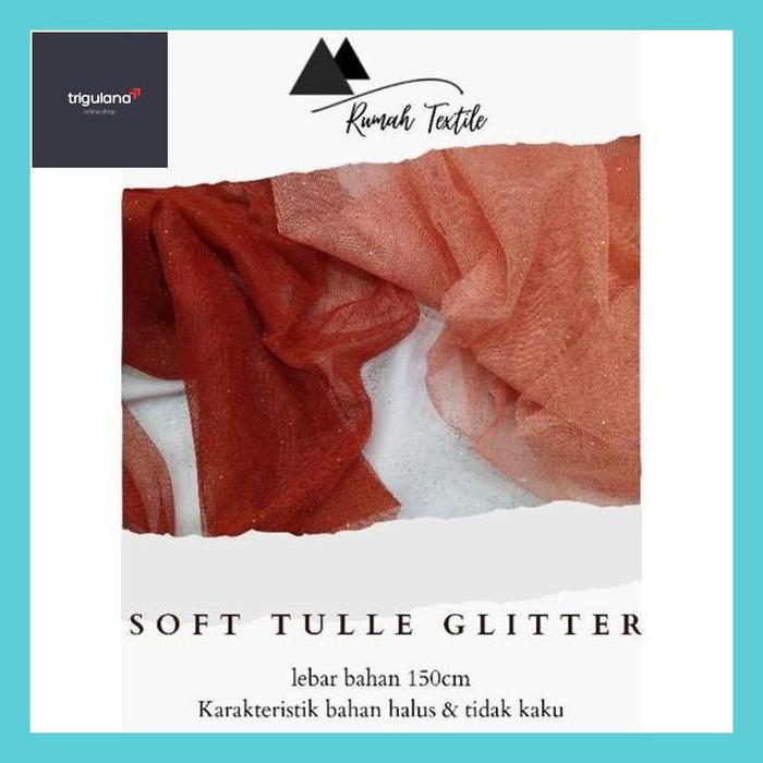 TRG_ SOFT TULLE GLITTER/TILE GLITTER/TILLE HALUS GLITTER/TILLE GLITTER/KAIN TULLE/KAIN GLITTER
