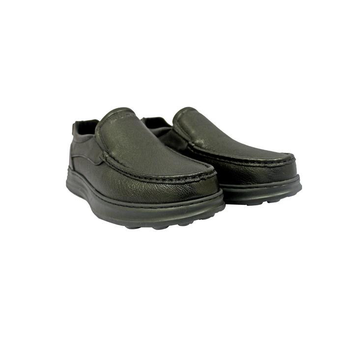 Rohde Men 7203 Sepatu Casual Semi Formal Warna Hitam Original Kulit Asli