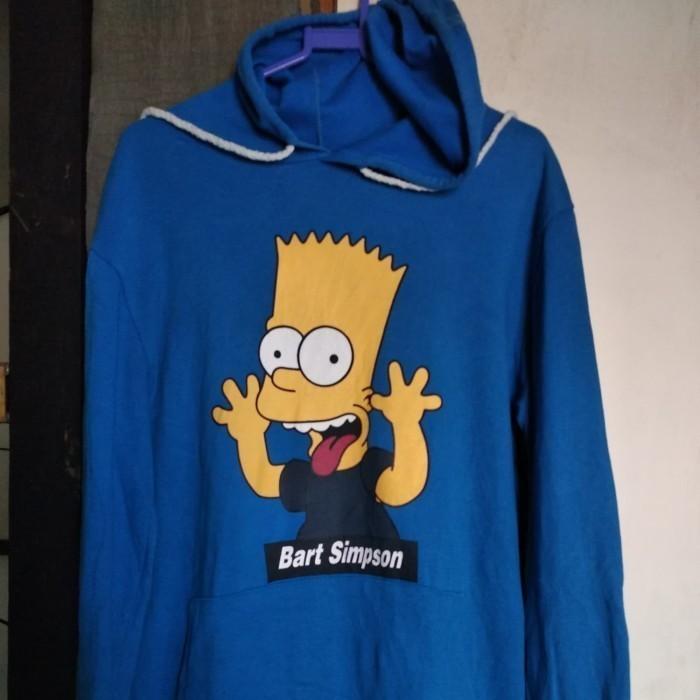 hoodie jaket outerwear import second BART SIMPSON not kaos 66x53 M/L not zip
