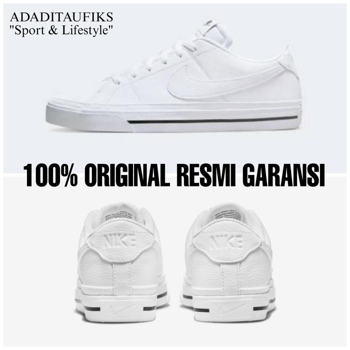 Sepatu Nike Court Legacy Leather Next Nature White Original DH3162