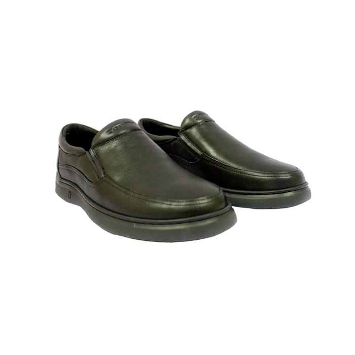 Rohde Men 7201 Sepatu Casual Semi Formal Pria Warna Hitam Original Kulit Asli