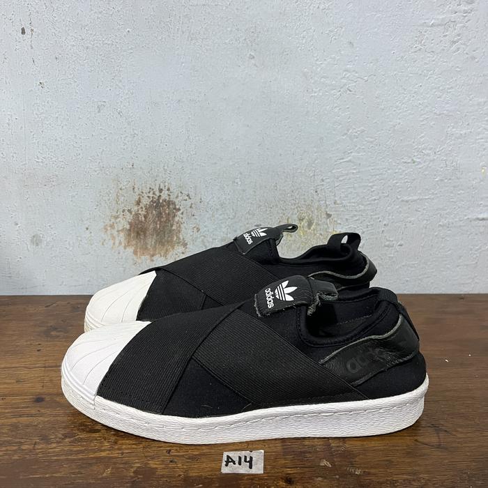 Sepatu second ori adidas superstar slip on size 36