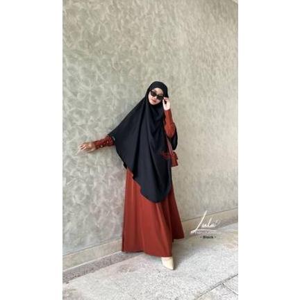 Promo / Terlaris French Khimar Lula by Khumaira syari | French khimar instan | FK karet