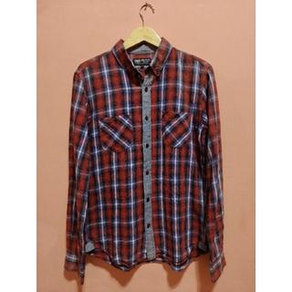 Kemeja Flanel Beams Heart Original Second Size L