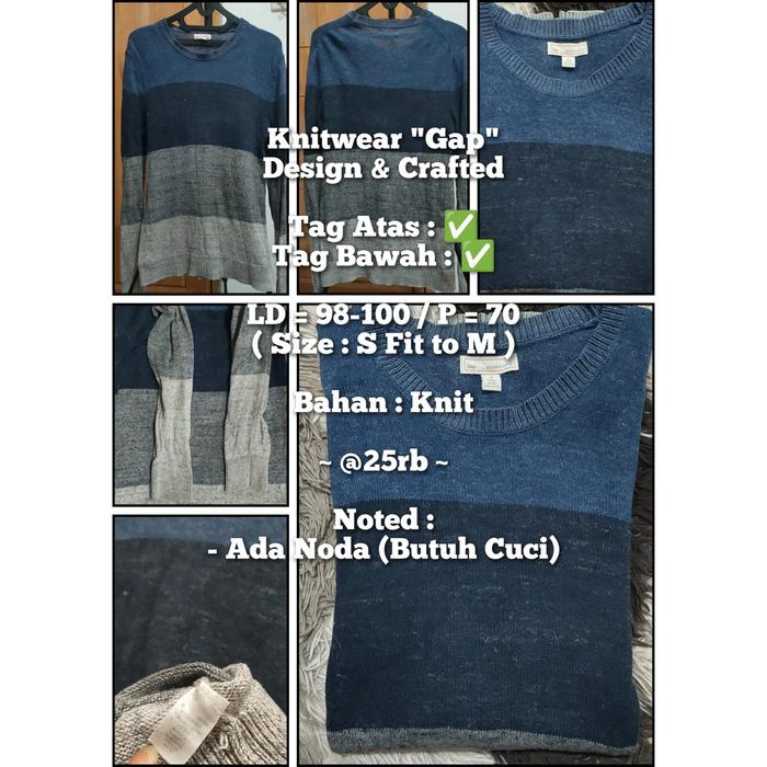 #Thrift - Knitwear "Gap" Design & Crafted Originals @25K