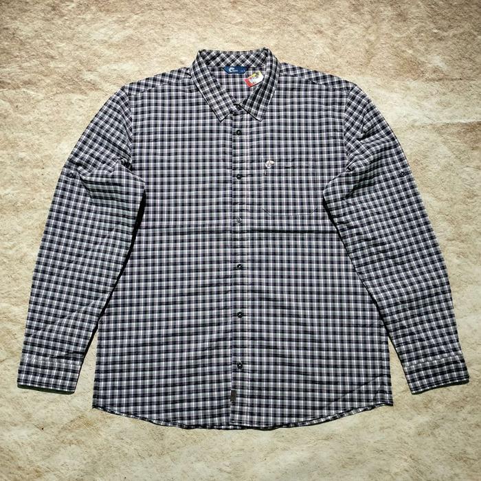 kemeja outdoor NEPA made in VIETNAM kemeja panjang pria motif kotak kotak size XL