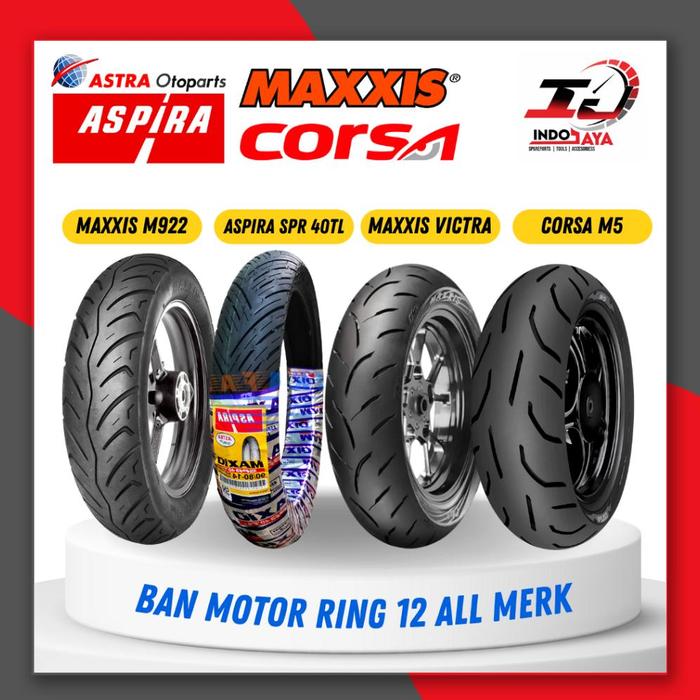 Ban Luar Maxxis Ring 12 ( 100/90-12 - 110/90 - 110/70 - 120/70 - 130/70 - 110/80 ) Victra / M922R / 