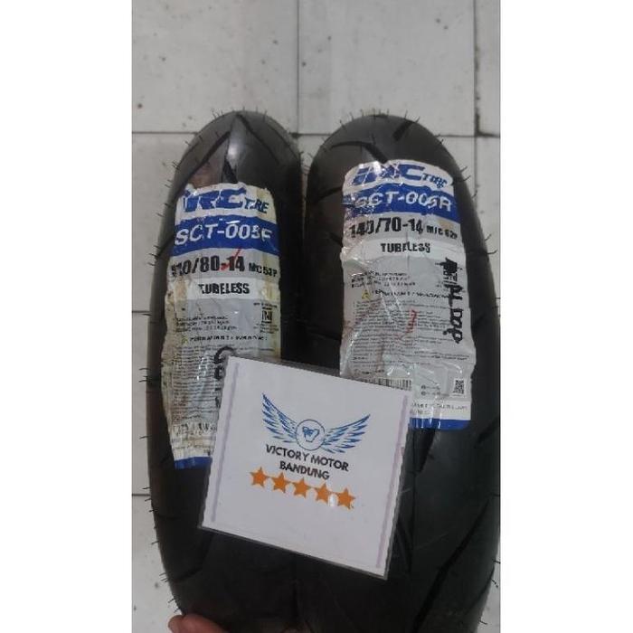 Ban Luar Tubeles Tubles Depan Belakang Irc Aerox 155 Sct-005 110/80 - 14 & 140/70 - 14 Original Irc 