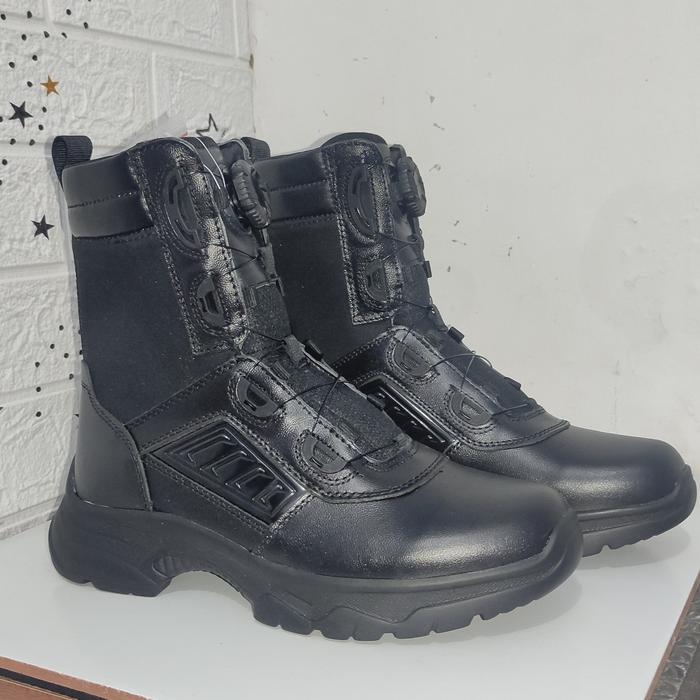Sepatu PDL Hitam jatah polri battle X's / Sepatu hitam jatah pembagian Brimob 2024 - 
