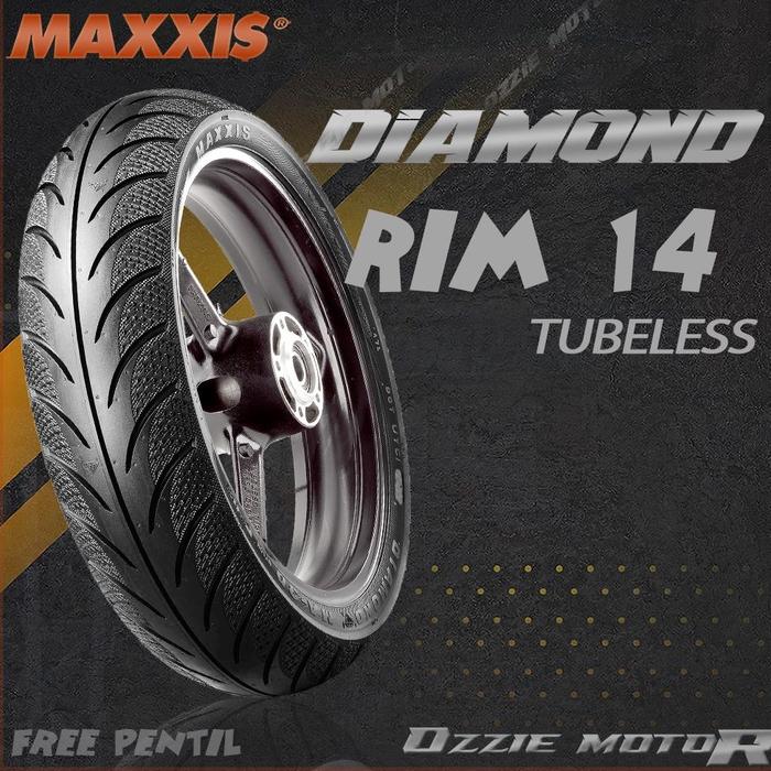 Maxxis Diamond Ban Tubeless Ma - 3Dn 70/90-14 | 80/80-14 | 80/90-14 | 90/80-14 | 90/90-14 | 100/80-1