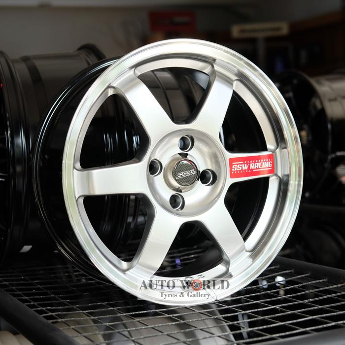 Velg Original SSW S202LP (TE37) Ring 16 PCD 4x100 ET 35 Hyper Silver