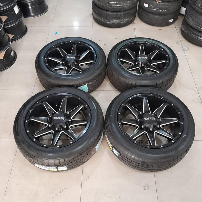 velg mobil second DPR R20 pcd 6x139,7 + ban baru cocok untuk Pajero, Fortuner, Hilux