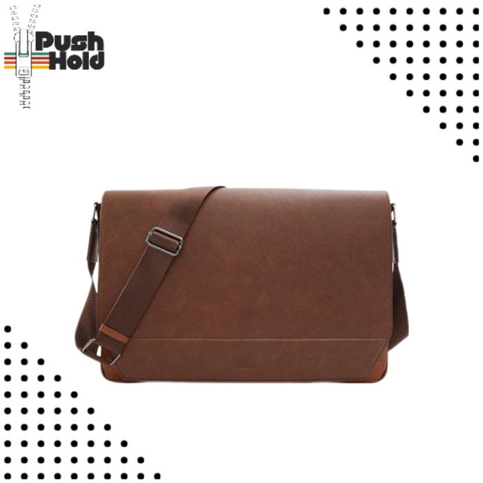 Aldo Afendannor Messenger Bag Pria - Tan Combo