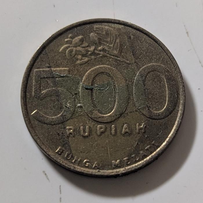 Uang Koin 500 Perak - tahun 2023 - Langka - Antik
