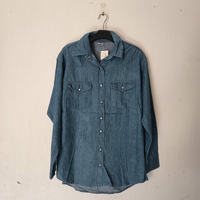 Kemeja Denim JKICHI Size : L