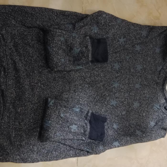 Hoodie D-Pulse Heritage&Athletics warna navy size L kondisi 90%